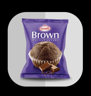 کیک صبحانه.رویال.براون.دوقلو .کاپ کشمشی