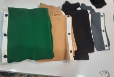 شلوار بگ بغل دکمه زنانه