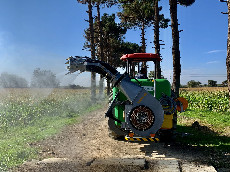 سمپاش توربولاینر زراعی 800 لیتری سوار شونده